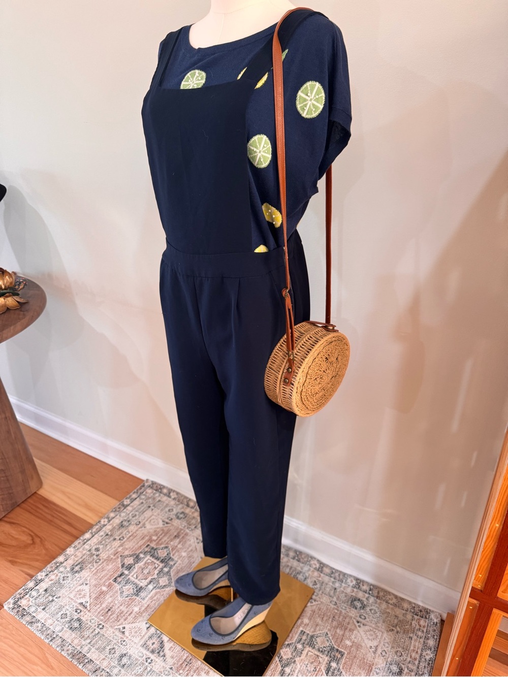 Talbots lemon + lime citrus sweater